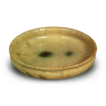 Yellow Seto shallow bowl