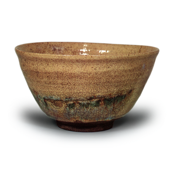 Seto tea bowl of Hakuan type, known as "Fuyuki"