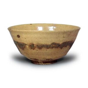 Seto tea bowl of Hakuan type, known as "Kuchiki"