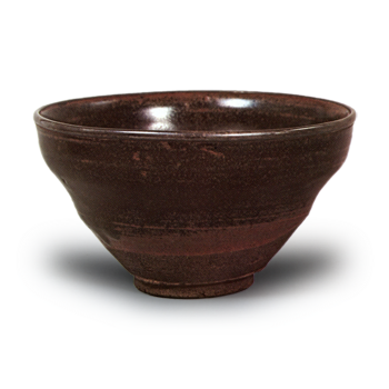 Seto tea bowl of temmoku type