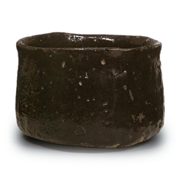 Seto Black tea bowl, known as "Yamazato"