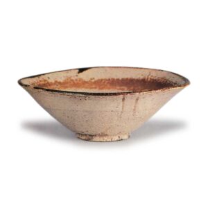 Tea bowl with black rim, Seto-garatsu type