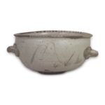 Large bowl with handles with mountain design, E-garatsu type