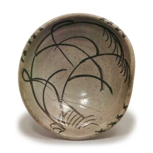 Bowl with miscanthus design, E-garatsu type