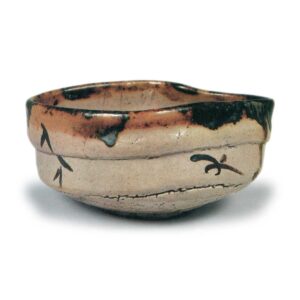 Shoe"-shaped bowl with willow and swallow design, E-garatsu type