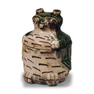 Oribe incense burner in shape of horned owl