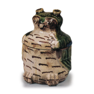 Oribe incense burner in shape of horned owl