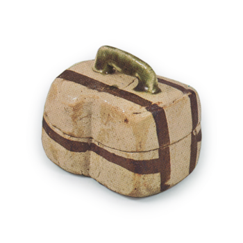 Oribe incense caddy in shape of balance weight