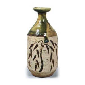 Oribe wine bottle with willow design