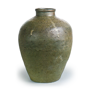 Bizen ware: jar.