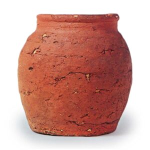 Bizen ware: jar.