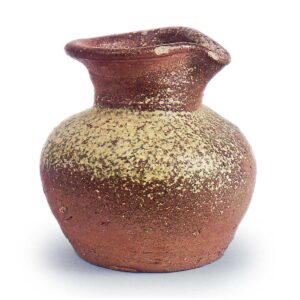 Bizen ware: small beaked jar.