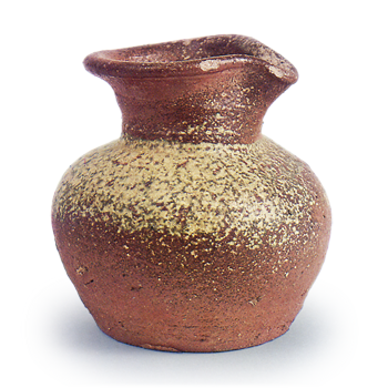 Bizen ware: small beaked jar.