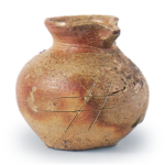 Bizen ware: small beaked jar.