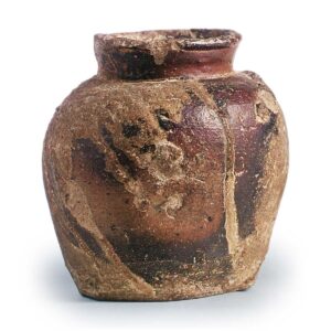 Bizen ware: jar.