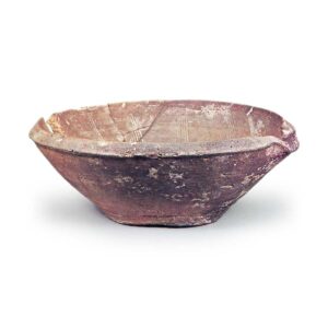 Bizen ware: mortar.