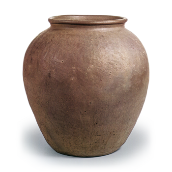 Bizen ware: large jar.