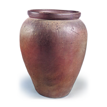 Bizen ware: large jar.