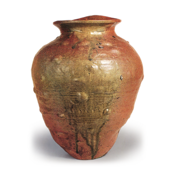 Tamba ware: jar, known as "Shōjō".