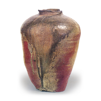 Tamba ware: jar.