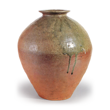 Tamba ware: jar.