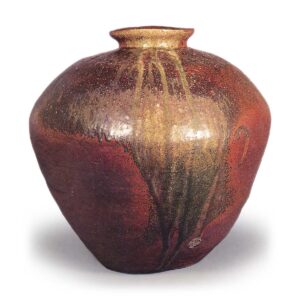 Tamba ware: jar.