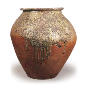 Tamba ware: jar.