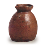 Tamba ware: small beaked jar.