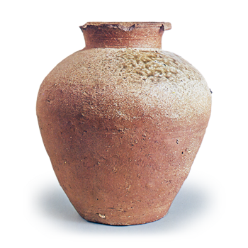 Tamba ware: jar.