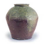 Tamba ware: short-neck jar.