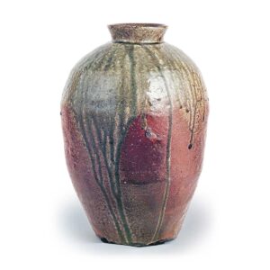 Tamba ware: jar, known as "Nunobiki".