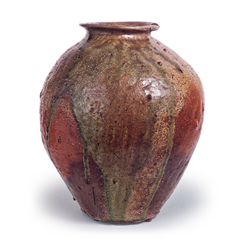 Tamba ware: jar.