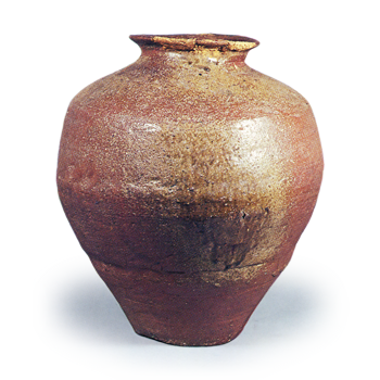 Tamba ware: jar.