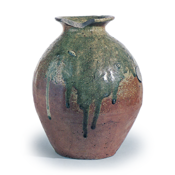 Tamba ware: jar.