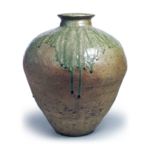 Tamba ware: jar.