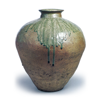 Tamba ware: jar.