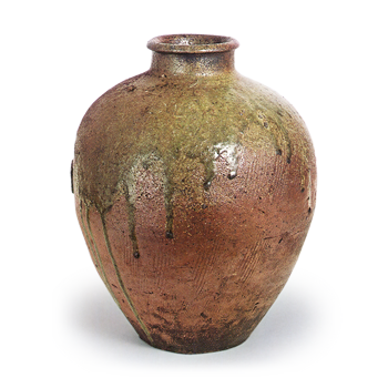 Tamba ware: jar.