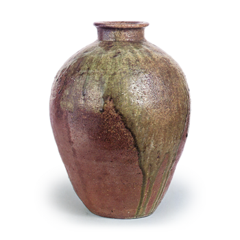 Tamba ware: jar.