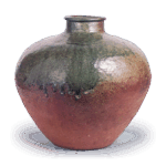 Tamba ware: jar.