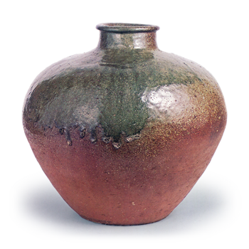 Tamba ware: jar.