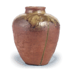 Tamba ware: jar.
