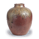 Tamba ware: jar.