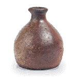 Tamba ware: small bottle.