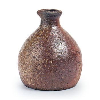 Tamba ware: small bottle.