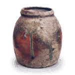 Tamba ware: jar.