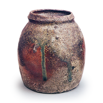 Tamba ware: jar.