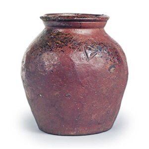 Tamba ware: jar.