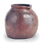Tamba ware: small beaked jar.
