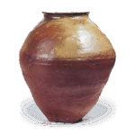 Tamba ware: jar.