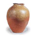 Tamba ware: jar.
